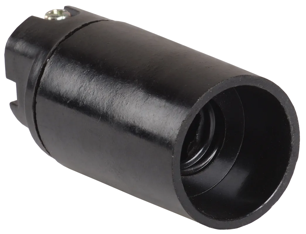 Патрон подвесной Пкб14-04-К01 карболитовый Е14 черный (индивидуальный пакет) IEK EPK20-04-02-K01