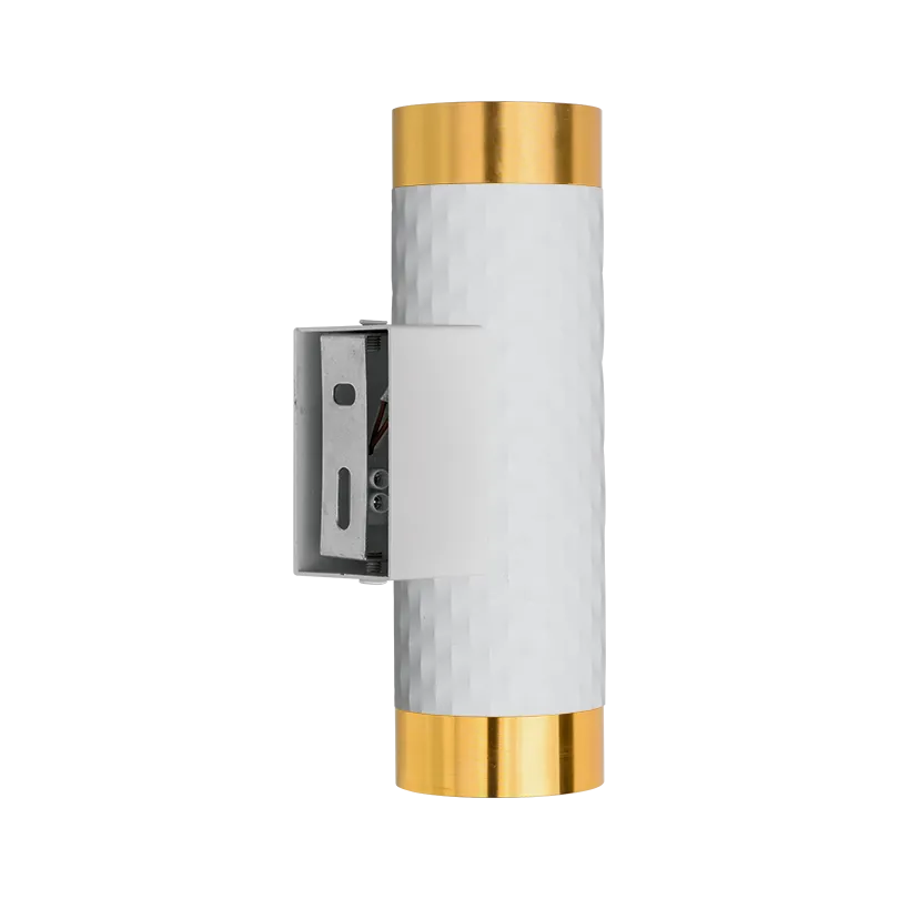 Накладной светильник WOLTA WSL-GU10/W10WG IP20 под лампу GU10 Белый/золото CELLA D55x170 1/30 - Фото 6