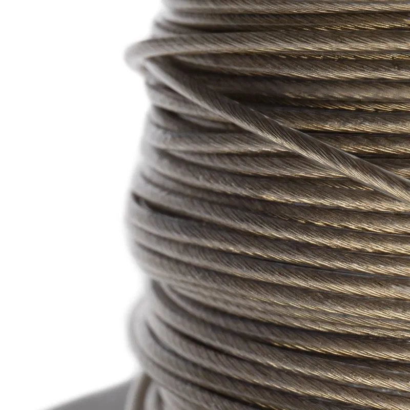 Трос стальной в ПВХ оплетке d=2,0мм, прозрачный (бухта 200м) REXANT - Фото 4