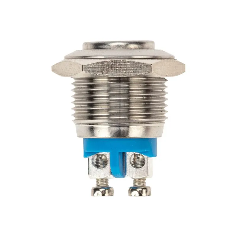 Кнопка антивандальная Ø16 Б/Фикс (2с винт) OFF-(ON) выпуклая (A16-A3) REXAN - Фото 3