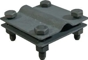 Зажим универсальный полоса-прут П-40 (4 отверстия,пластина 57*80) 55922_ОG_СП