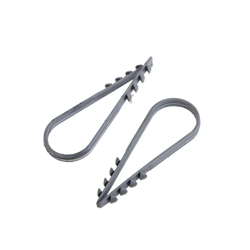 Дюбель-хомут нейлоновый 19-25 мм, серый (100 шт/уп) PROconnect 07-4503-3