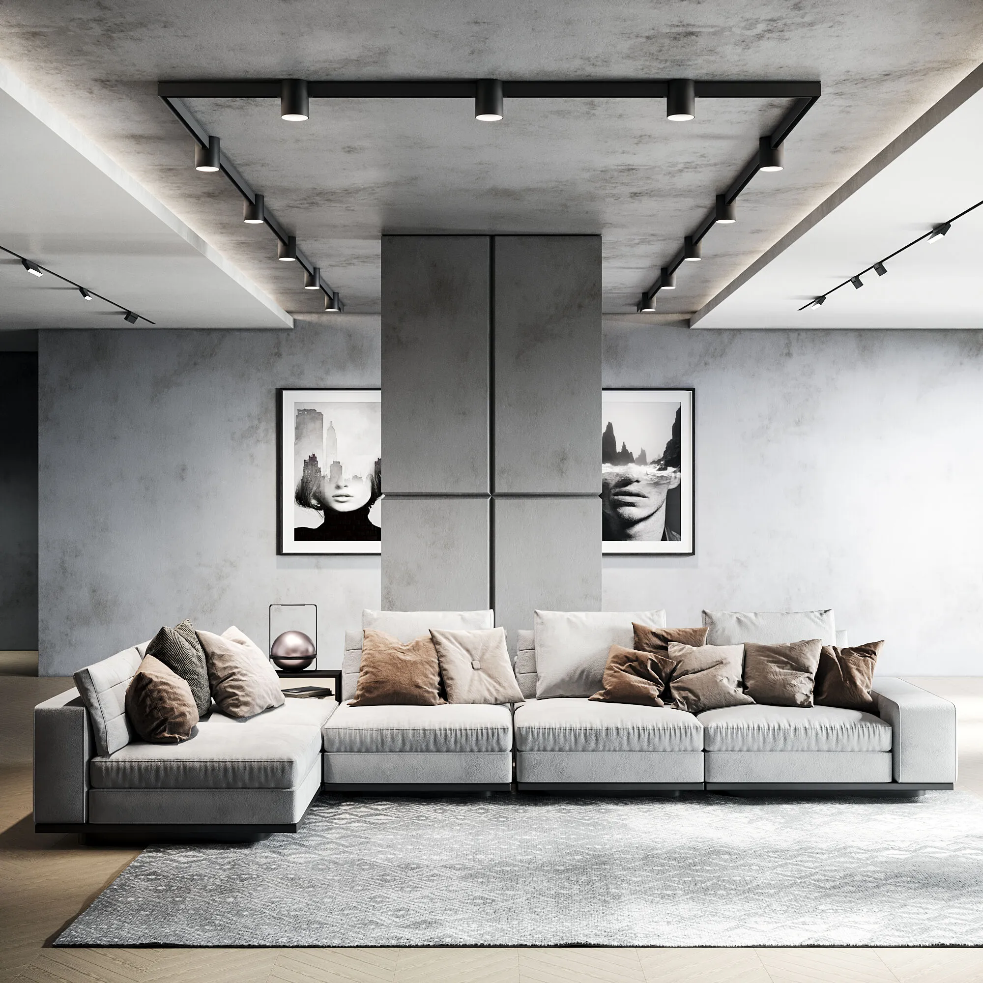 Slim Magnetic Трековый светильник 12W 4200K Solo (чёрный) 85054/01 Elektrostandard - Фото 3