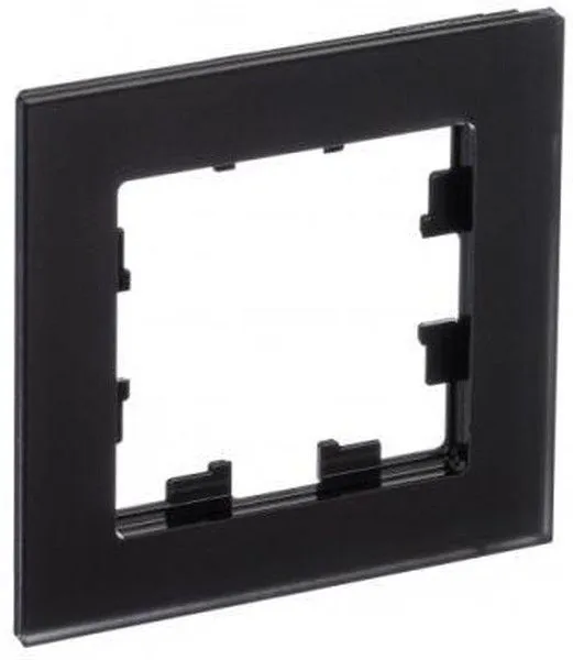 Рамка 1-м AtlasDesign Nature матов. стекло черн. SE ATN331001