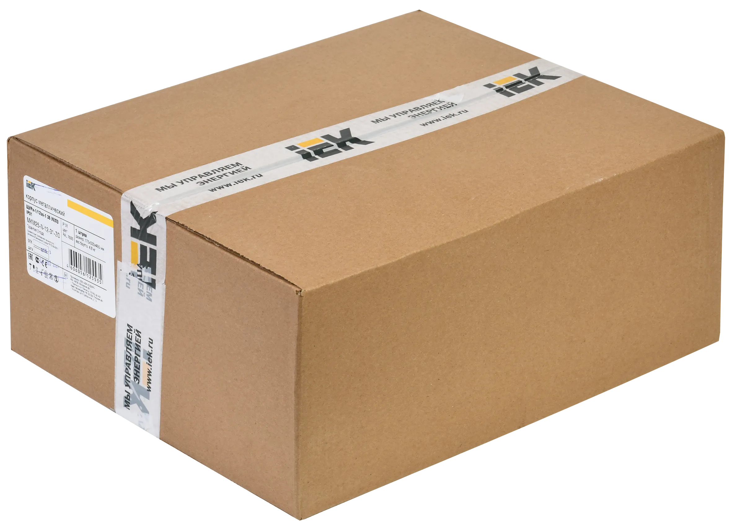 TITAN Корпус металлический ЩУРн-1/12 (395х310х165мм) IP31 IEK - Фото 2