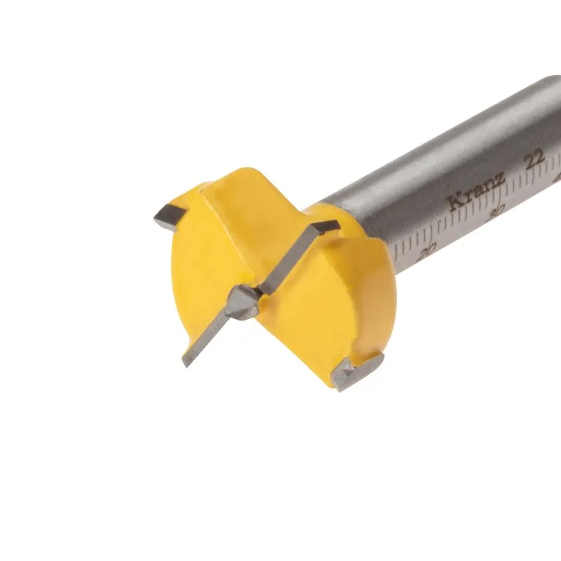 Сверло Форстнера по дереву, 22мм, цилиндрический хвостовик KRANZ - Фото 4