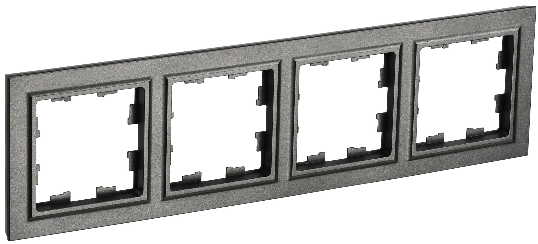 BRITE Рамка 4-местная РУ-4-БрТБ темная бронза IEK