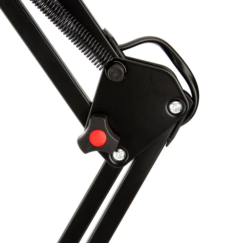 Светильник настольный REXANT Акцент на металлической стойке с винтовым зажимом, с цоколем Е27, 60 Вт, цвет антрацит - Фото 4