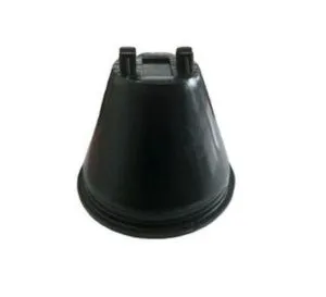 Держатель кровельный пластиковый с бетоном с двумя фиксаторами Н-110мм 30011