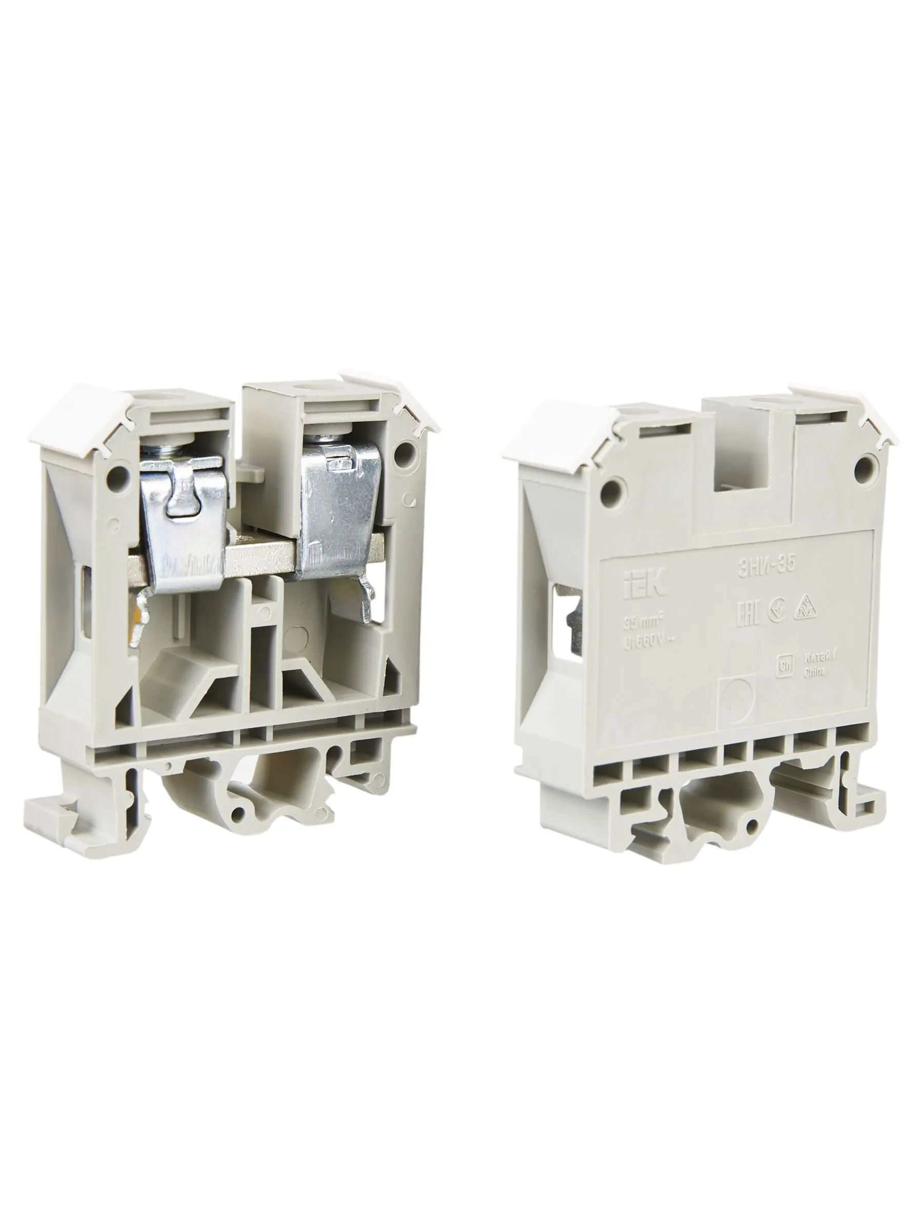 Зажим наборный ЗНИ-35мм2 (JXB125А) серый IEK - Фото 2