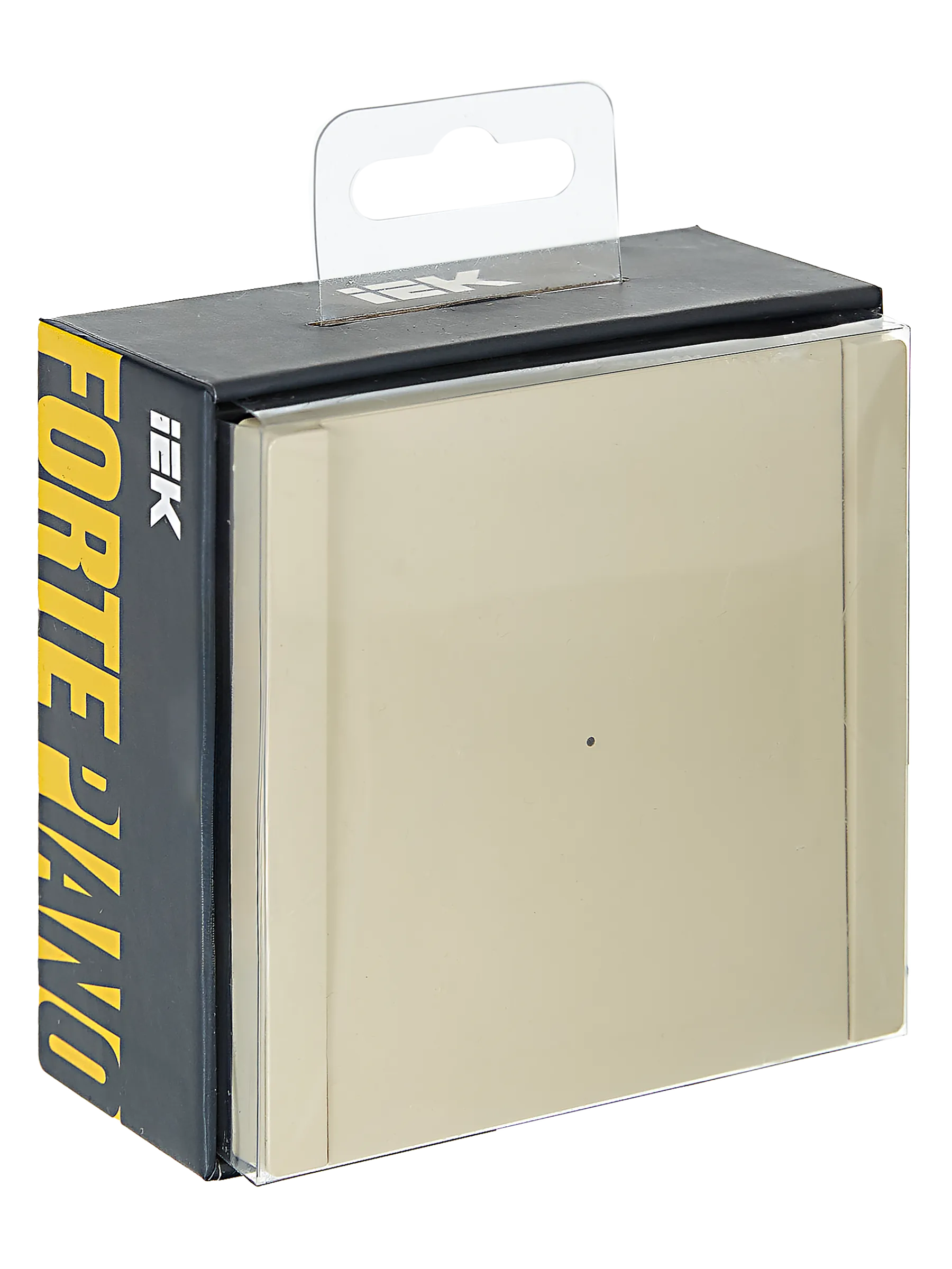 FORTE&PIANO Выключатель 1-клавишный с индикацией 10А FP402 ваниль IEK - Фото 2