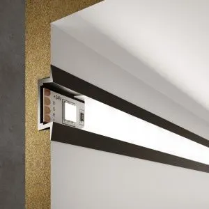 Профиль встраиваемый алюминиевый черный/белый для светодиодной ленты LL-2-ALP007 Elektrostandard a053623