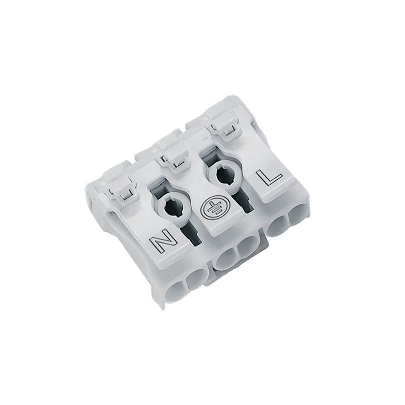 Клемма монтажная KSP3-L+N+PE белый 30х25х17мм 1/100/2500 KSP3-L+N+PE