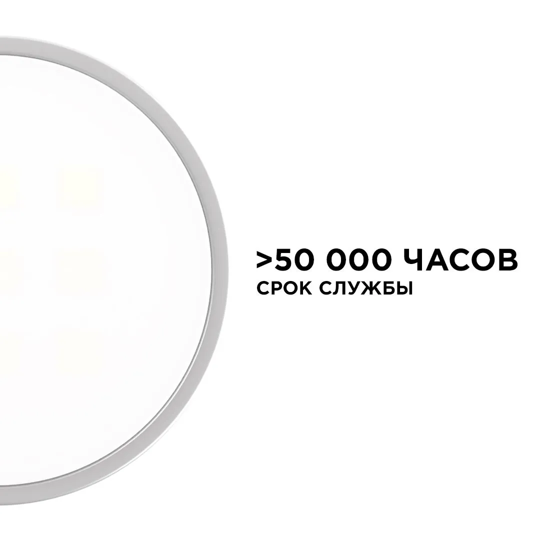 Комплект светодиодных светильников круглых накладных 12 В, 2,7 Вт*4 шт., smd 5050, RGBW - Фото 6
