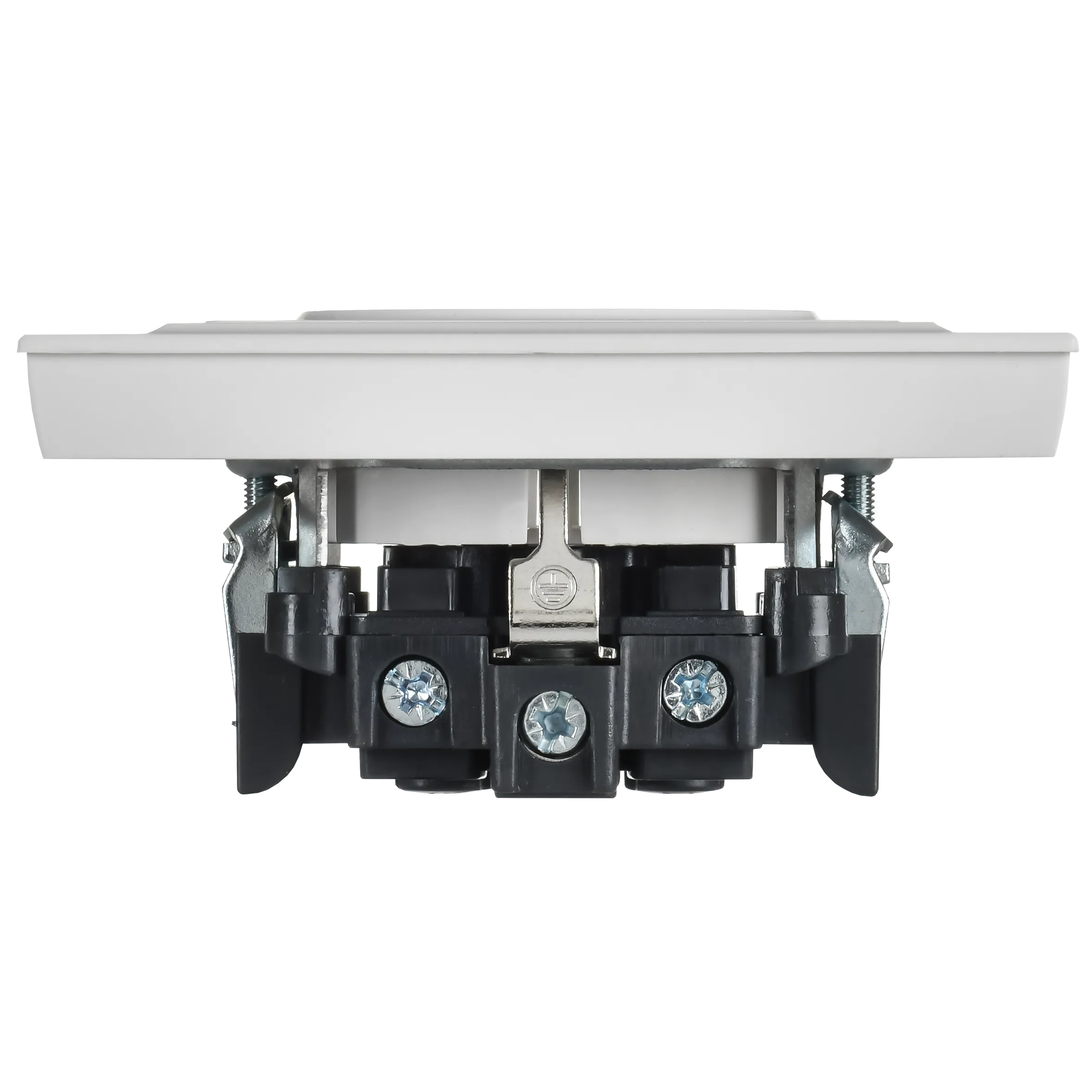 BRITE Розетка 1-местная с заземлением с защитными шторками 16А в сборе РСР14-1-0-БрАБ арктический белый IEK - Фото 5