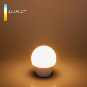 Лампа светодиодная G45 7W 3300K E27 BLE2730 Elektrostandard a048624