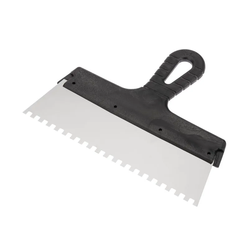 Шпатель фасадный REXANT 250 мм зуб 6х6 нержавеющая сталь, пластмассовая ручка - Фото 5