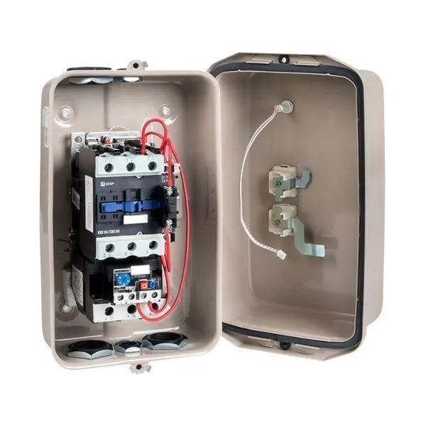 Пускатель в корпусе КМЭ 50А 230В с РТЭ Ir-37-50А и индик. IP65 EKF - Фото 11