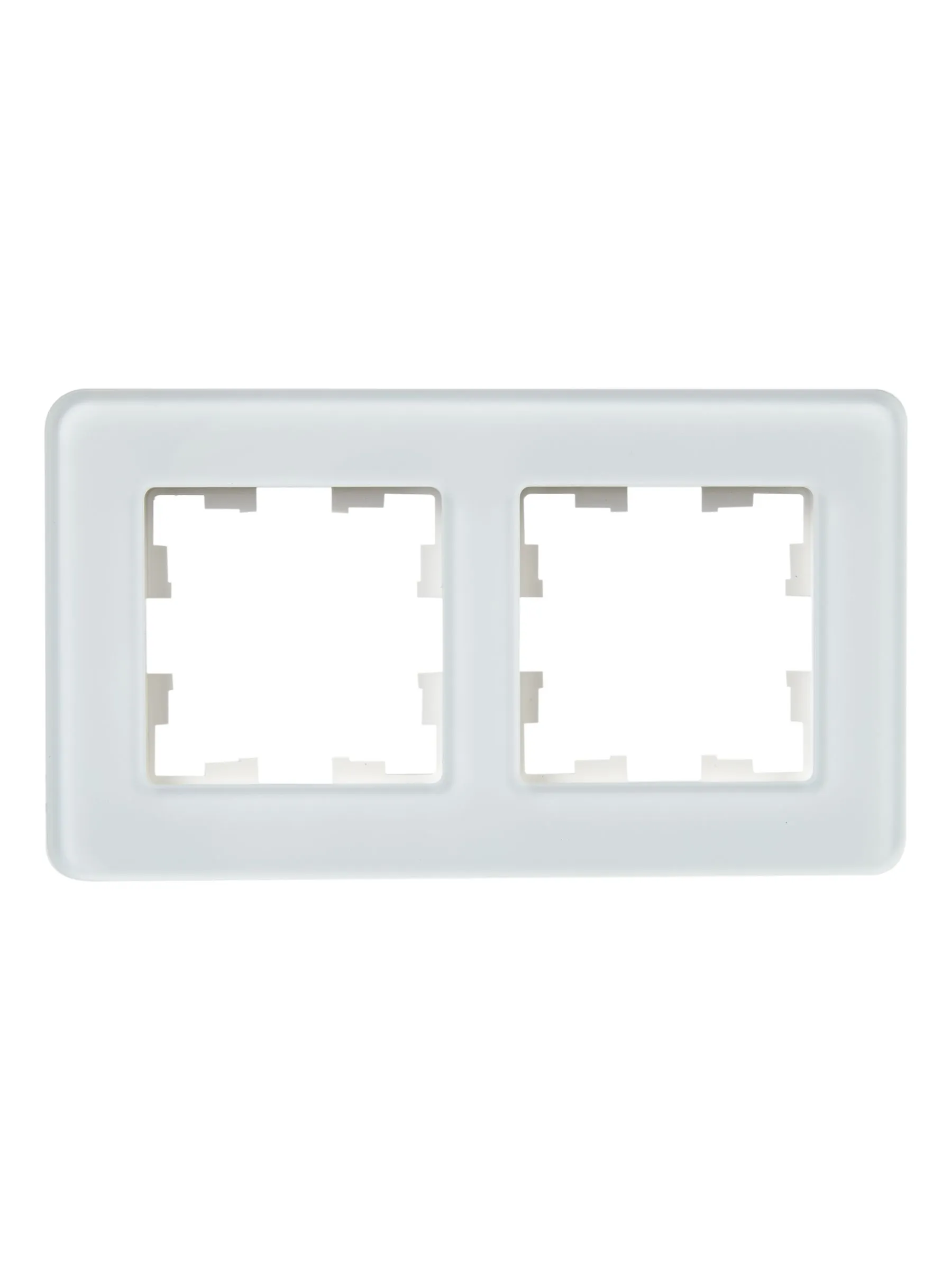 BRITE Рамка 2-местная РУ-2-2-Бр стекло белый RE IEK - Фото 5