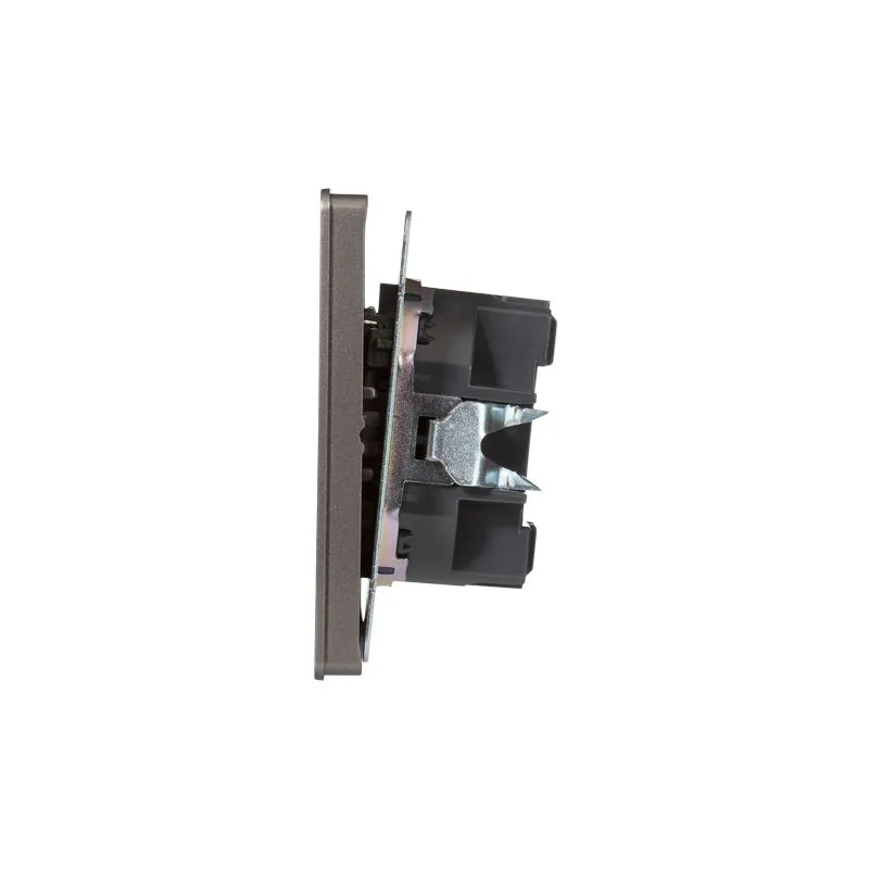 Выключатель ROUND 1 кл 10А с/у титан KRANZ - Фото 2