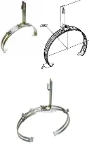 Держатель коньковый регулируемый