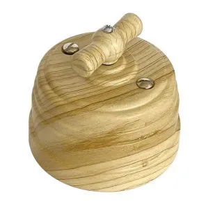 Выключатель ретро пластиковый поворотный на два положеня, для включения из 2-х мест (1-клавишный пр GE30404-11