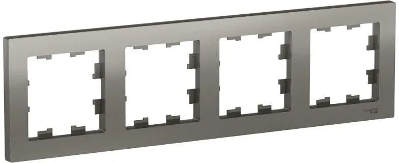 Рамка 4-м AtlasDesign универс. сталь SE ATN000904