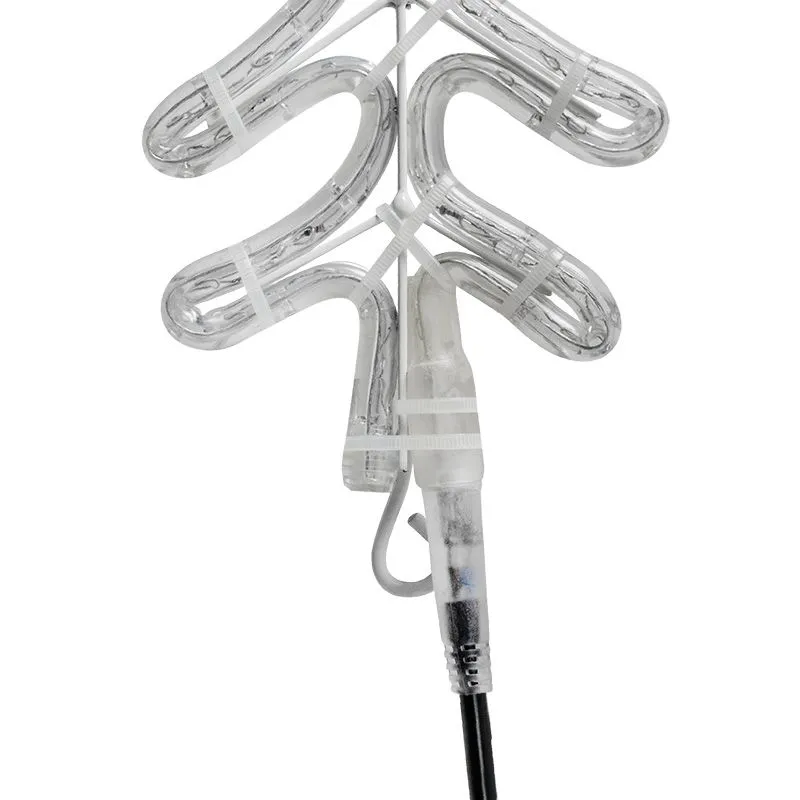 Фигура Снежинка LED Светодиодная, без контр. размер 55x55см, СИНЯЯ NEON-NIGHT - Фото 4