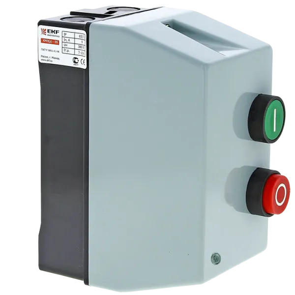 Пускатель в корпусе КМЭ 9А 400В с РТЭ Ir-7-10А и индик. IP65 EKF - Фото 13