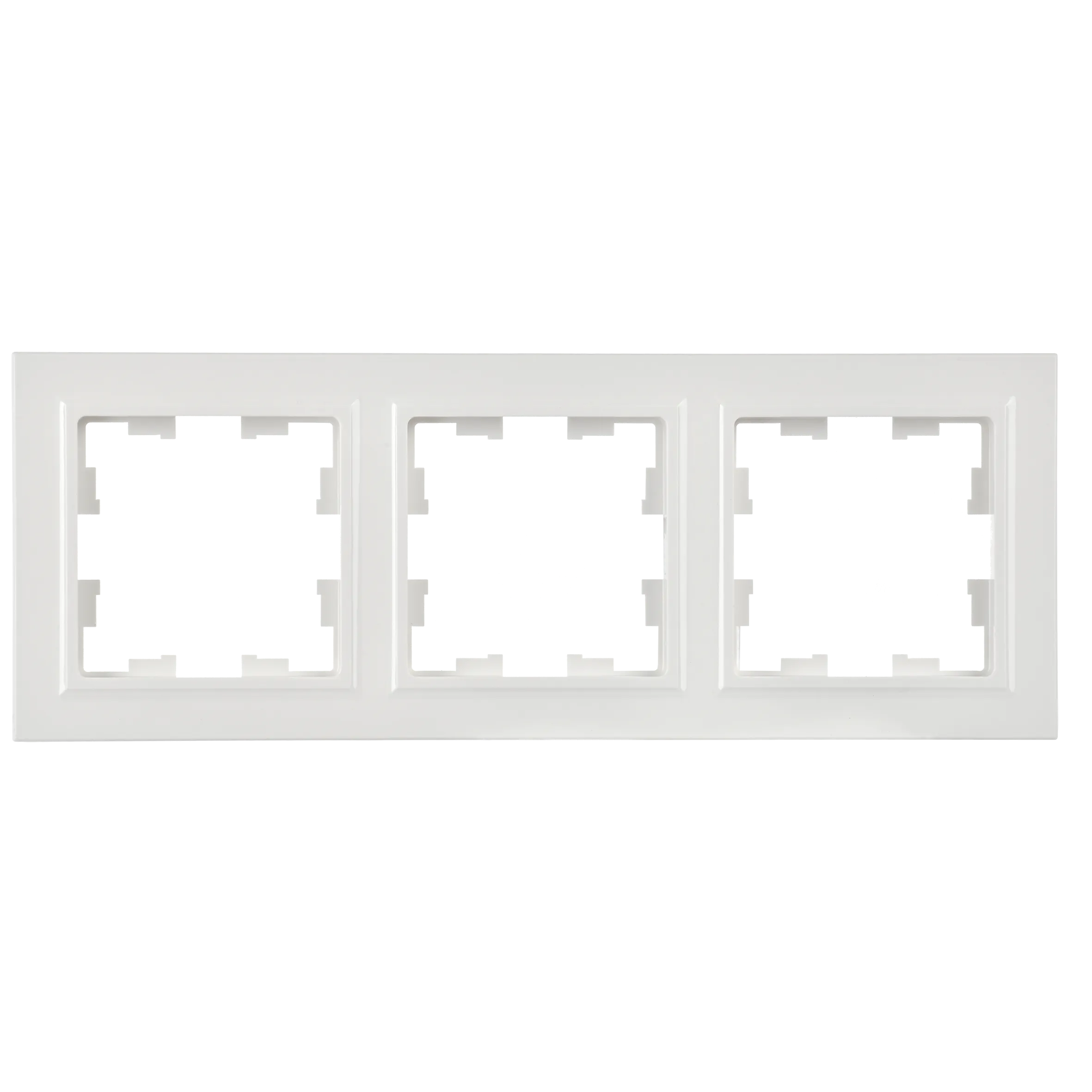 BRITE Рамка 3-местная РУ-3-БрБ белый IEK - Фото 4