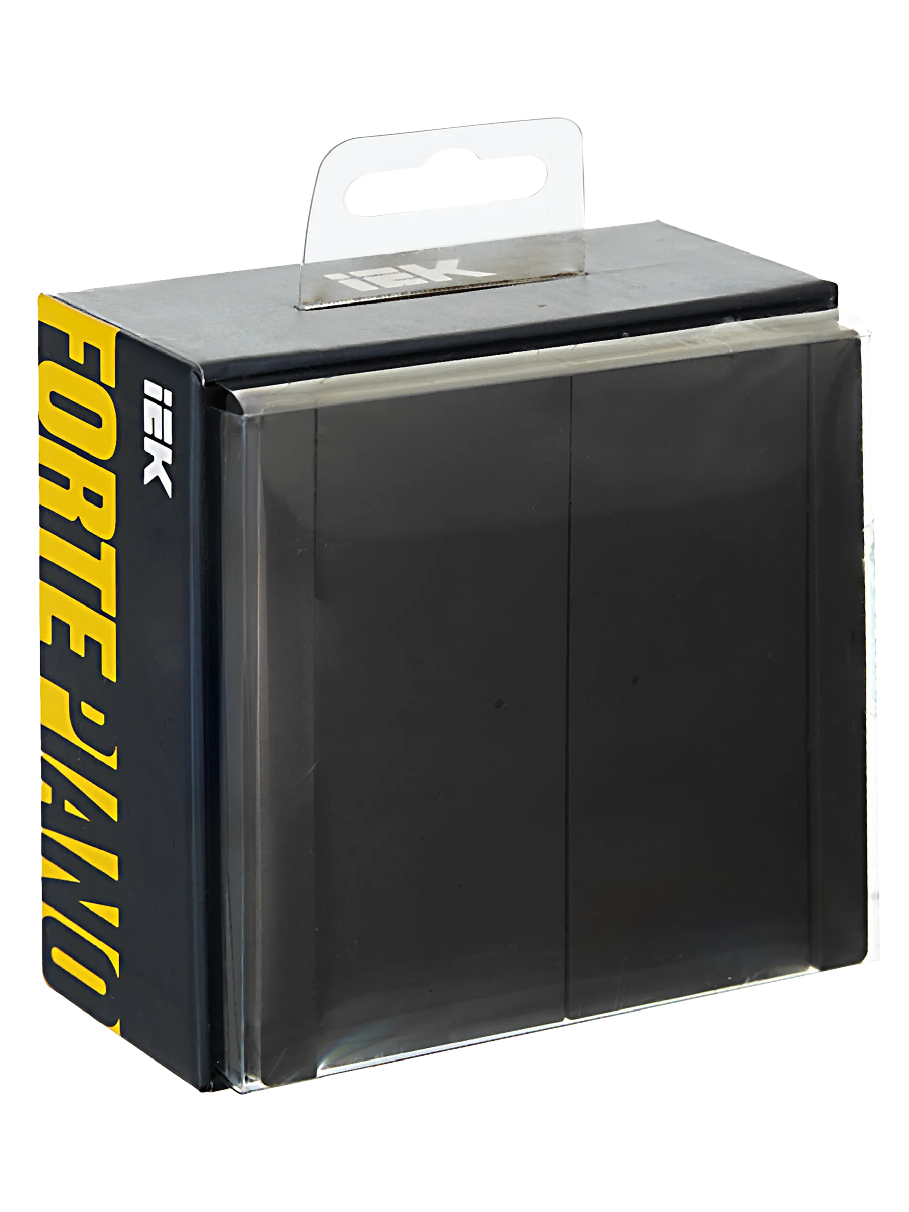 FORTE&PIANO Выключатель 2-клавишный проходной с индикацией 10А FP308 серый IEK - Фото 2