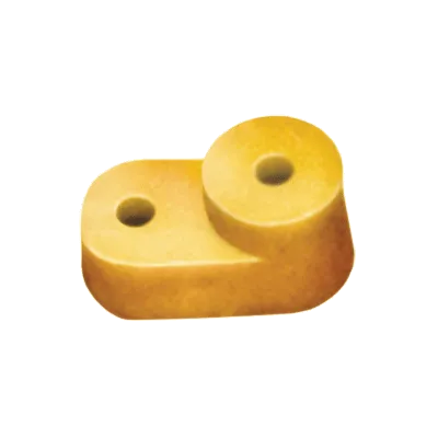 Угловой изолятор для "О" шины желтый IEK