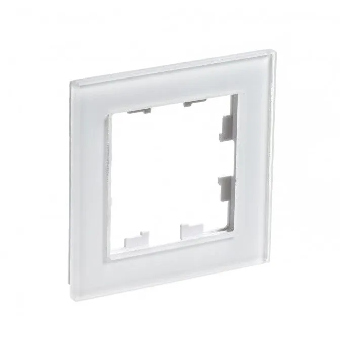 Рамка 1-м AtlasDesign Nature стекло бел. SE ATN320101