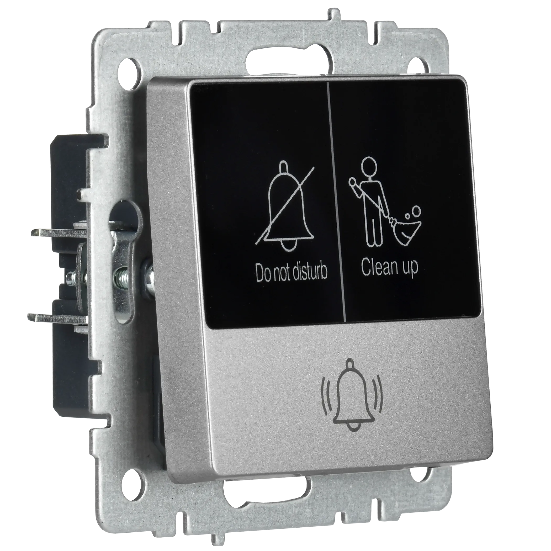 BRITE Кнопка звонка с индикацией для отелей 10А ВС10-1-9-БрС сталь IEK - Фото 4