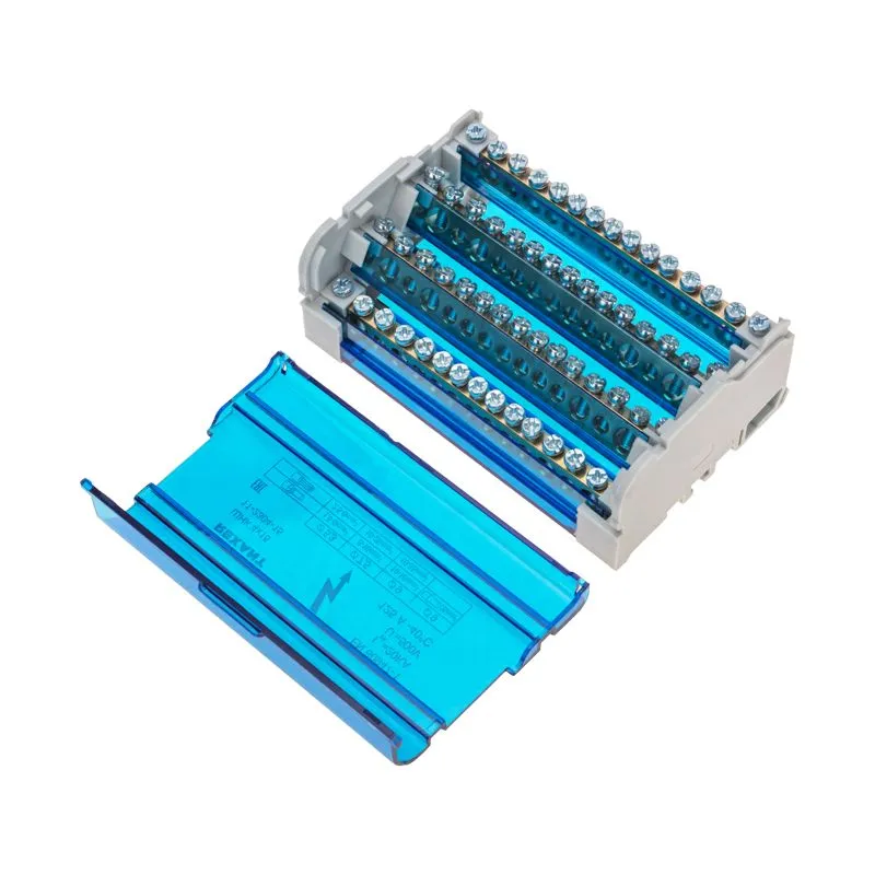 Шина на DIN-рейку в корпусе (кросс-модуль) 4х15 REXANT - Фото 5