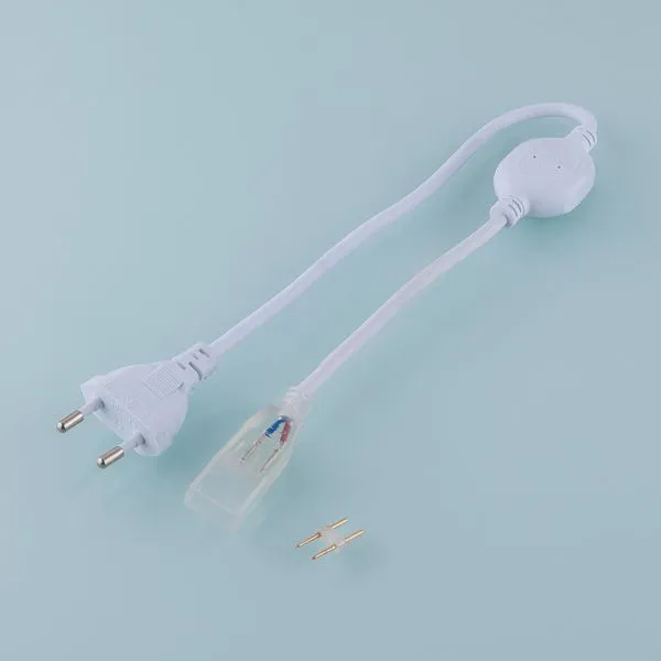 Сетевой шнур для одностороннего светодиодного гибкого неона 220V 2835 SSH-1 Elektrostandard