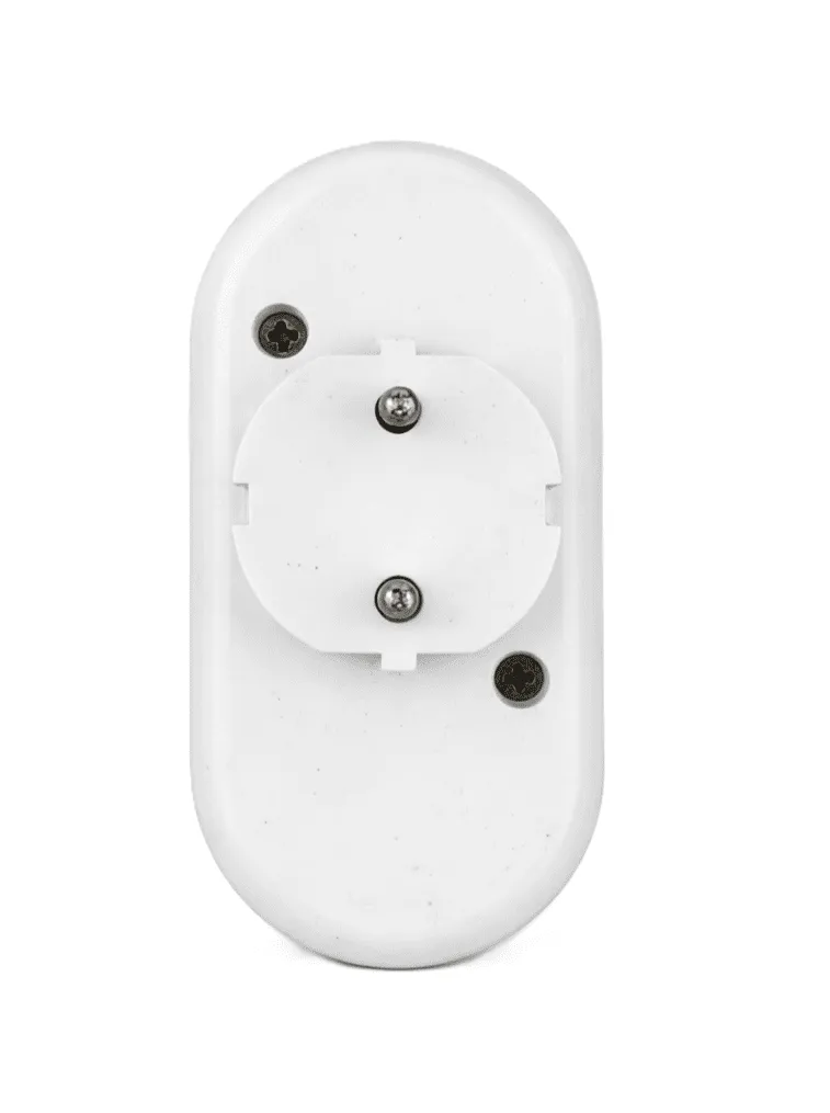 Разветвитель электрический 2 розетки без заземления, 6А, белый DEKRON - Фото 3