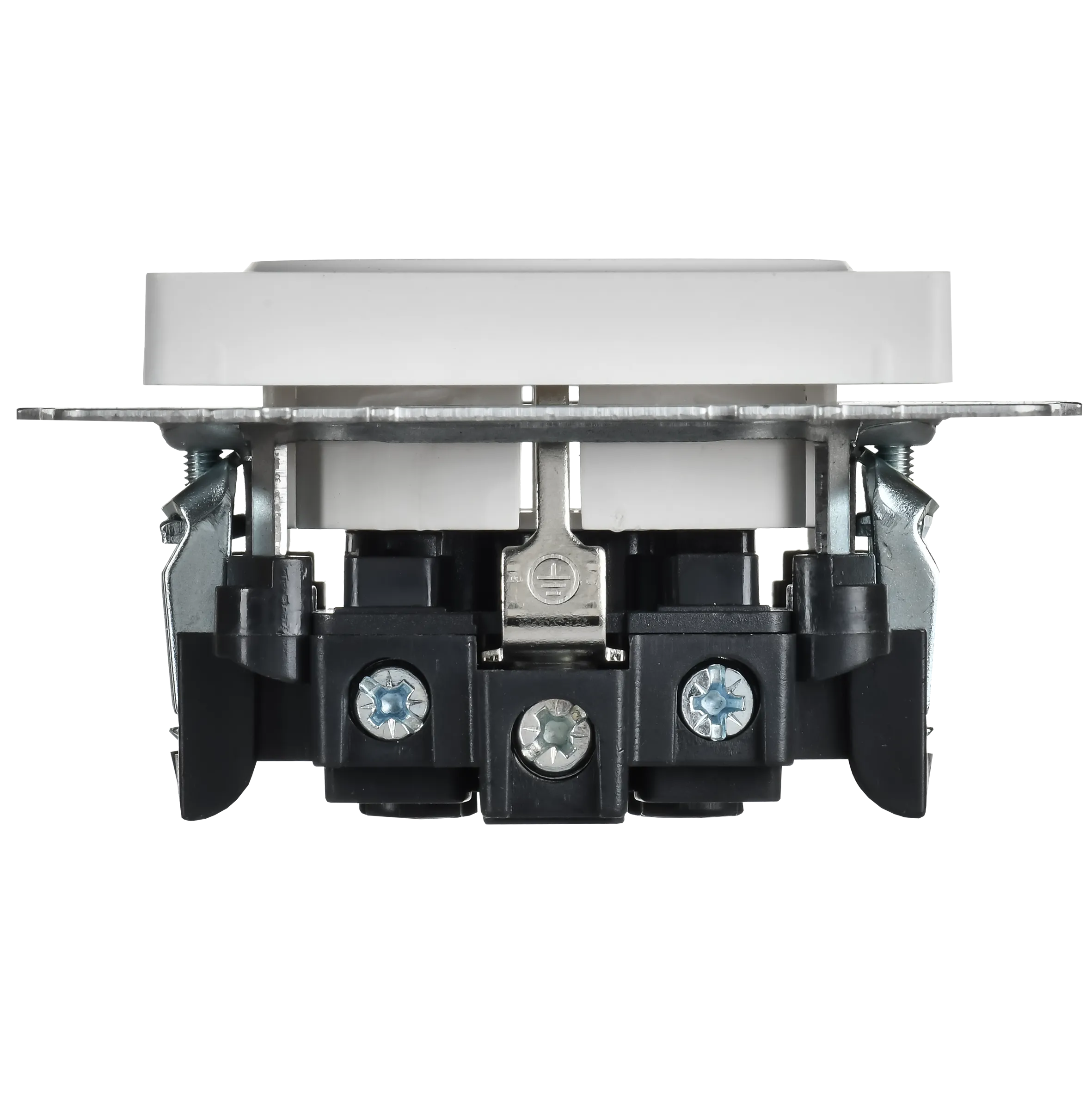 BRITE Розетка 1-местная с заземлением с защитными шторками 16А РС14-1-0-БрАБ арктический белый IEK - Фото 3