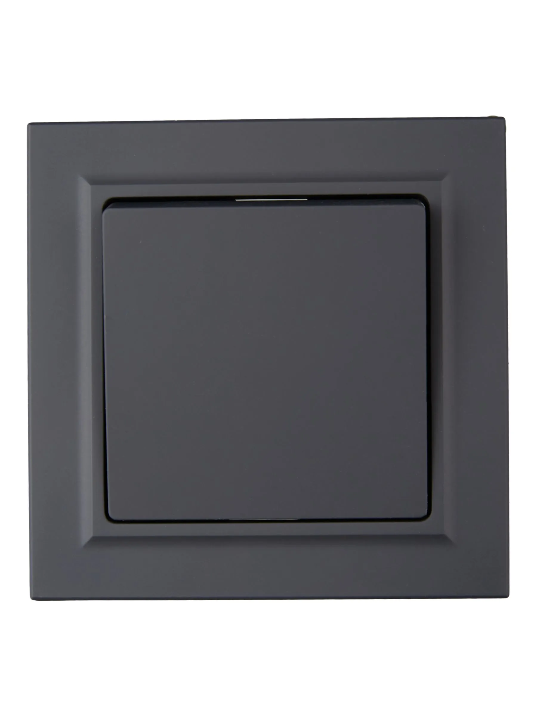 BRITE Выключатель 1-клавишный 10А в сборе ВСР10-1-0-БрГ графит IEK - Фото 6