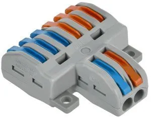 Строительно-монтажная клемма СМК 222-4126 проходная разветвительная (50шт/упак) IEK UKZ20-4126-050