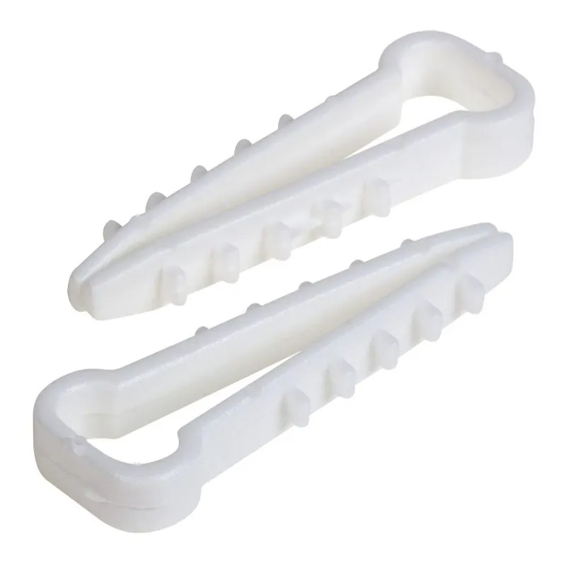 Дюбель-хомут 5-10мм, прямоугольный, белый (10 шт/уп) PROconnect - Фото 2