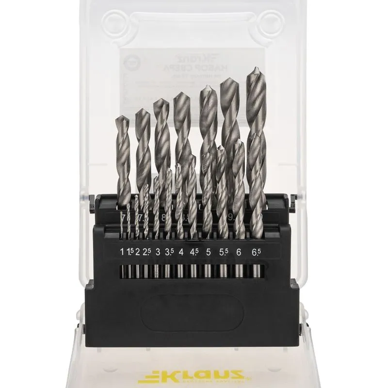 Набор сверл по металлу, 1-10мм (через 0,5мм), HSS 4241, цилиндрический хвостовик, 19 шт. KRANZ - Фото 3