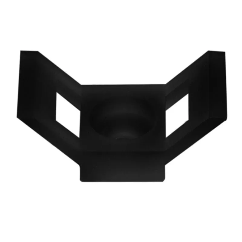 Площадка для крепления стяжки 29x15х5 мм, черная (100 шт/уп) REXANT 07-2105