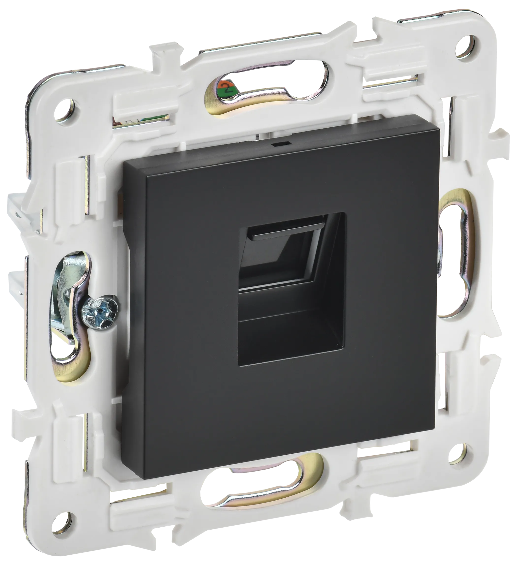 SKANDY Розетка компьютерная RJ45 кат.5E SK-K01Bl черный IEK SK-K10-1-K02