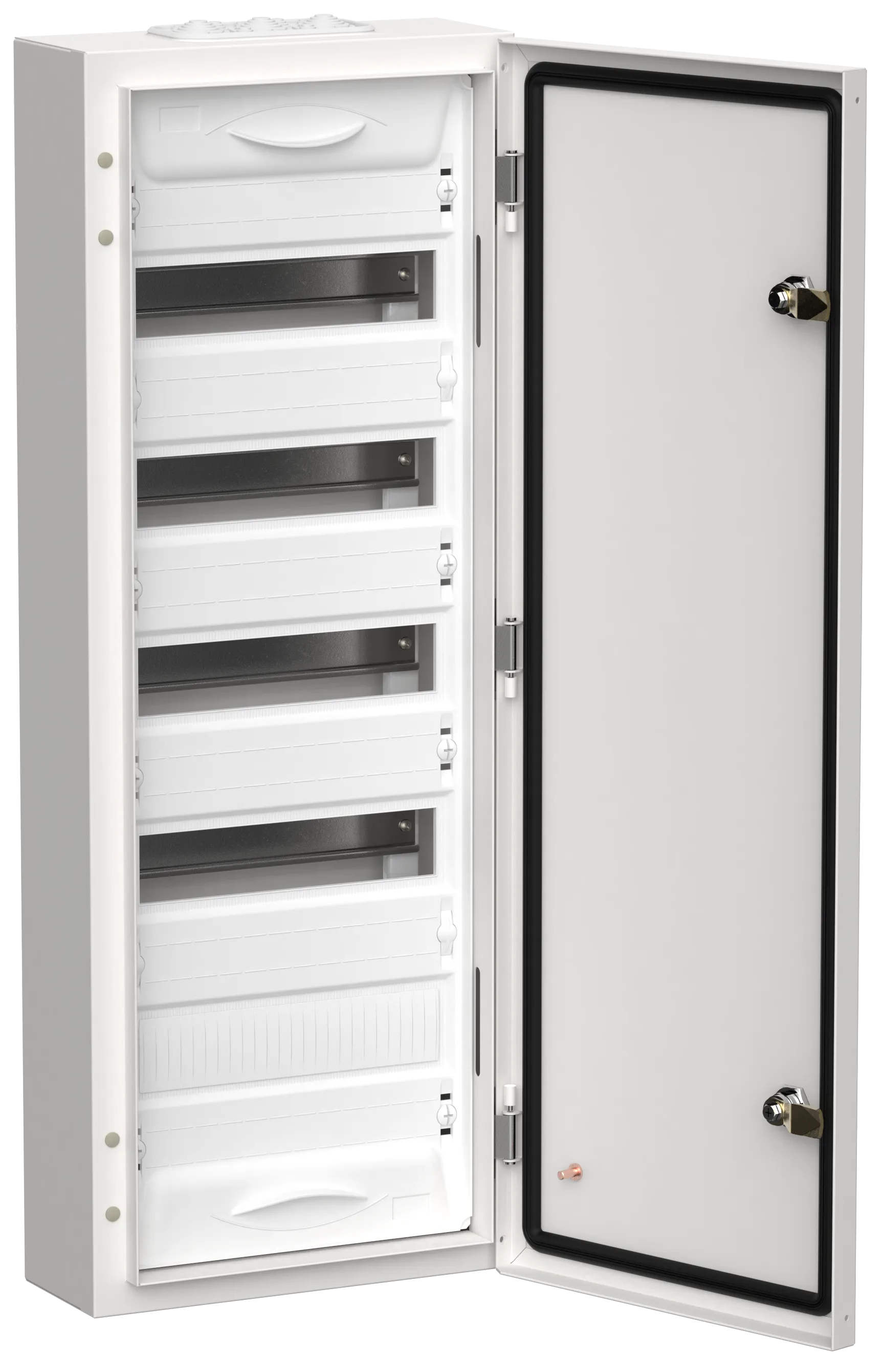 TITAN 5 Корпус металлический ЩРн-60 (1х60) 835х310х140мм IP54 белый (одна дверь) IEK TI5-50-N-060-54