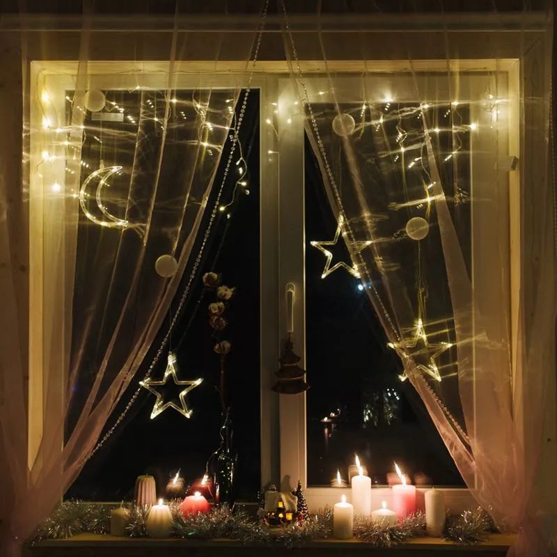 Фигура светодиодная Месяц на присоске с подвесом, цвет ТЕПЛЫЙ БЕЛЫЙ - Фото 5