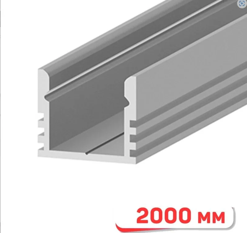 Профиль накладной алюминевый GS-04 1216-2 Anod L=2m 1243