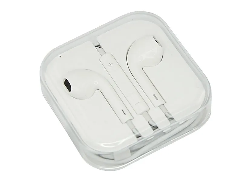 Наушники с микрофоном белые - Фото 2