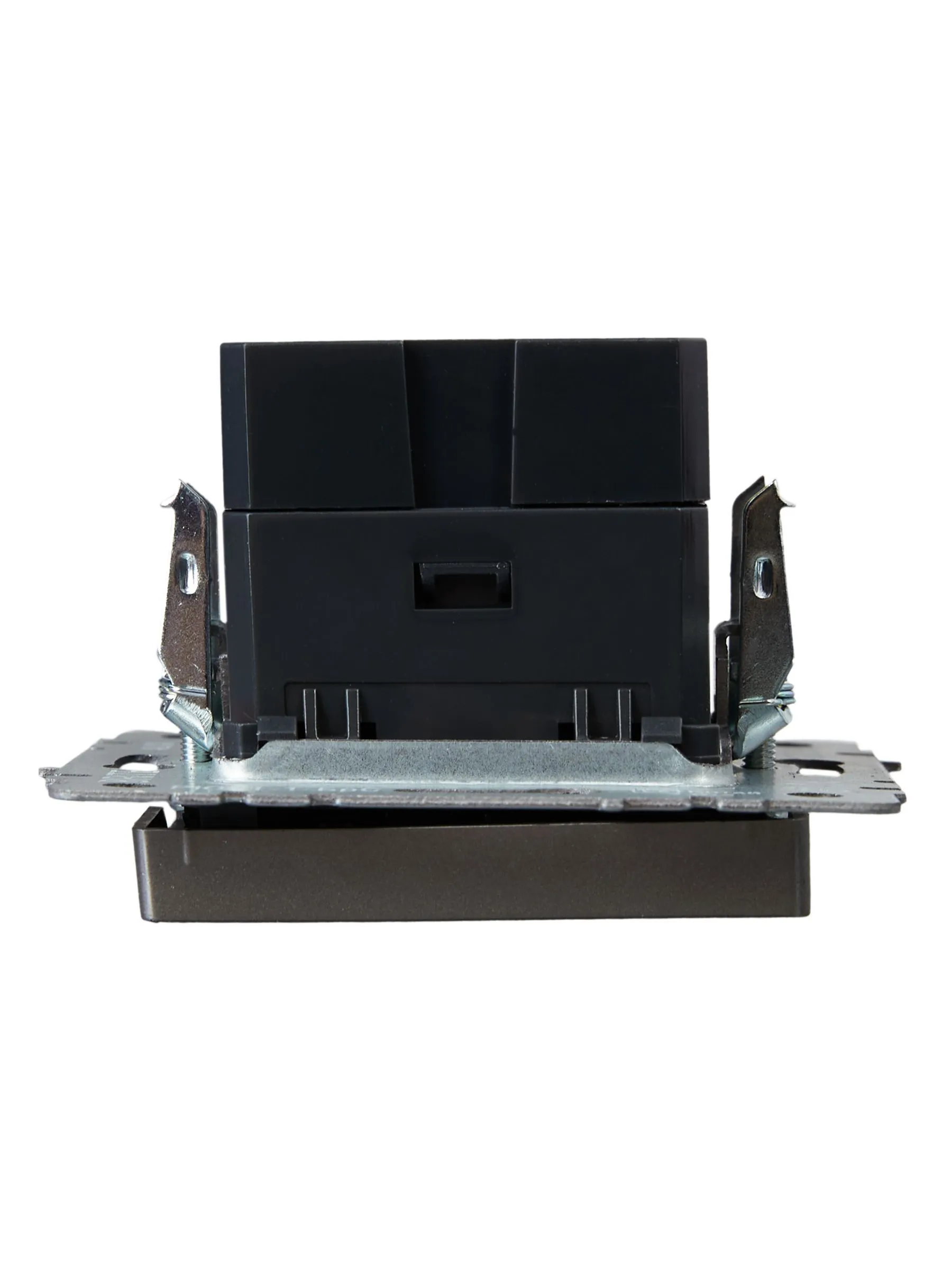 BRITE Розетка USB A+C 18Вт РЮ11-1-БрС сталь IEK - Фото 2