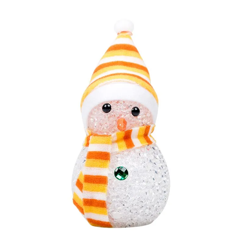 Фигура светодиодная Снеговик 10см, RGB - Фото 2